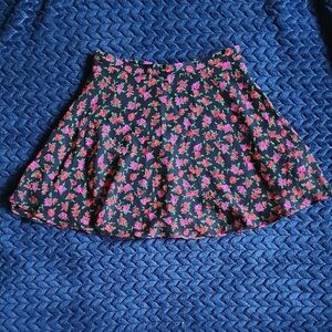 Art Class Floral Skirt